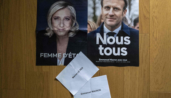 frankreich wahl 2022 prognose umfragen