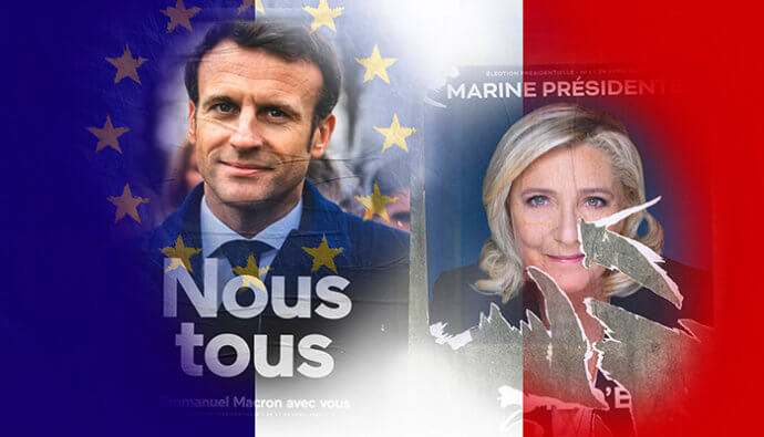 frankreich stichwahl 2022 prognose umfragen