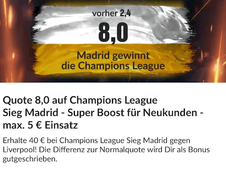 Champions League Finale Quoten