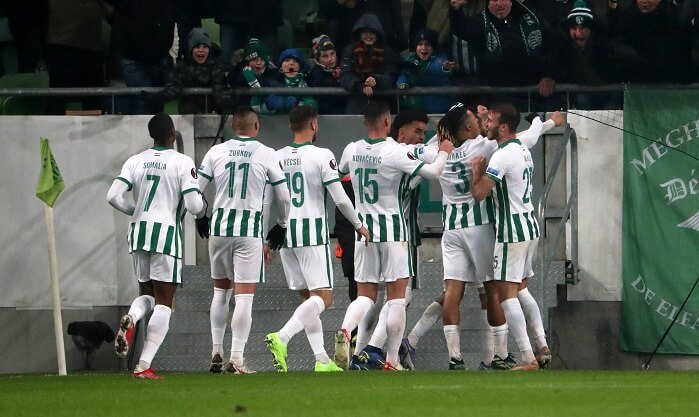 Torjubel / Ferencvaros (© IMAGO / Matthias Koch) Feyenoord Ajax Amsterdam Tipp