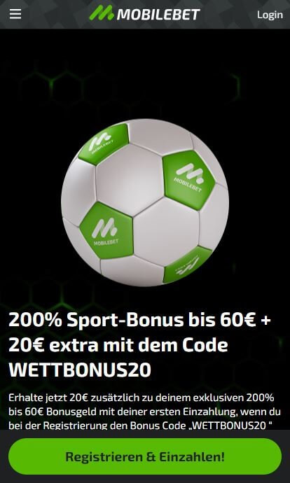 Mobilebet Neukundenbonus