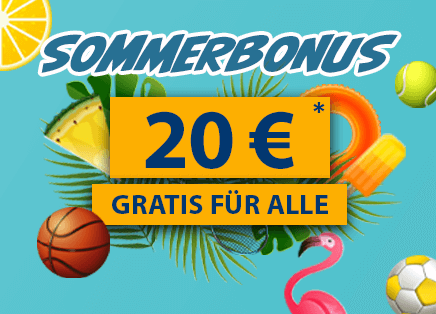 Sommerbonus bei Bet3000