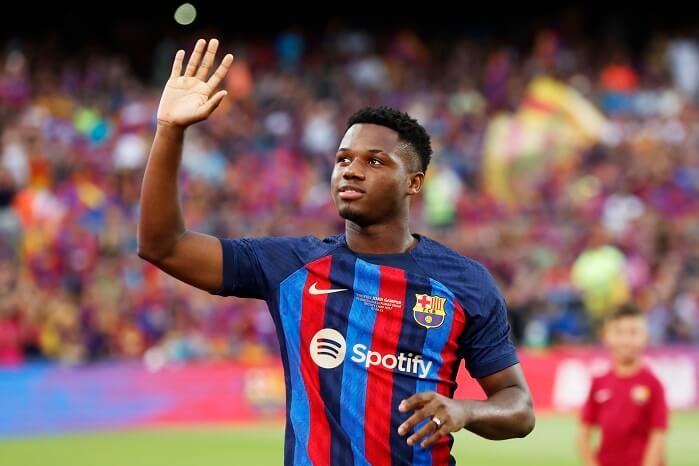 Ansu Fati / FC Barcelona (© IMAGO / AFLOSPORT) Barcelona Rayo Vallecano Tipp