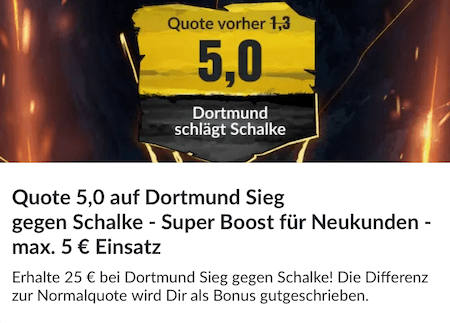 Dortmund - Schalke Quoten