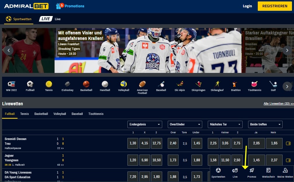 AdmiralBet Mobile
