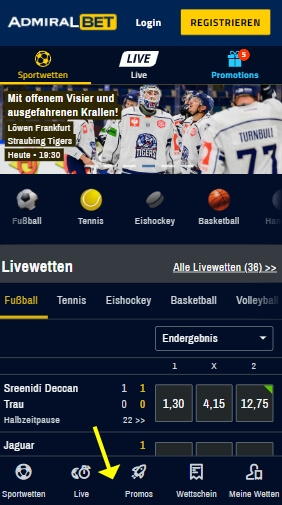 AdmiralBet Mobile