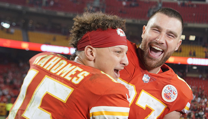 travis kelce patrick mahomes chiefs