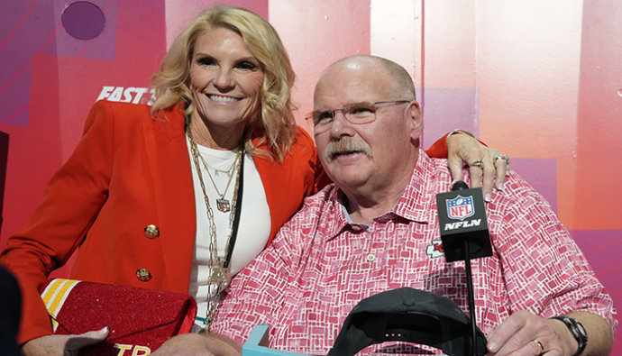 super bowl andy reid frau tammy