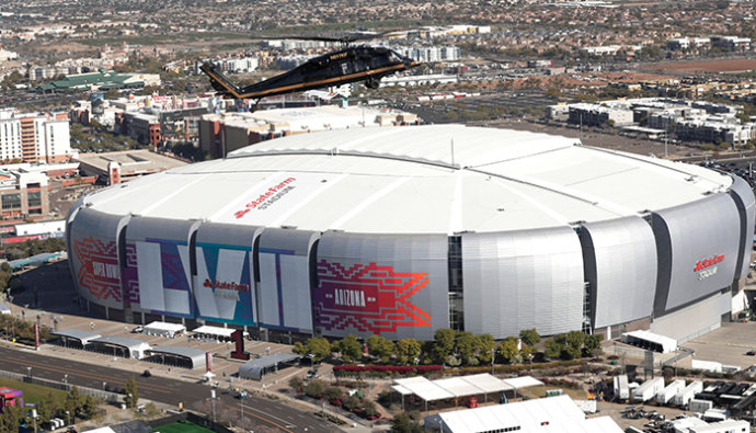super bowl stadion 2023 state farm stadium