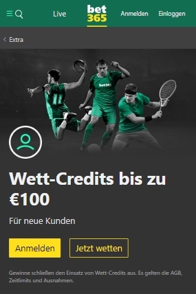 Bet365 EM Wettbonus