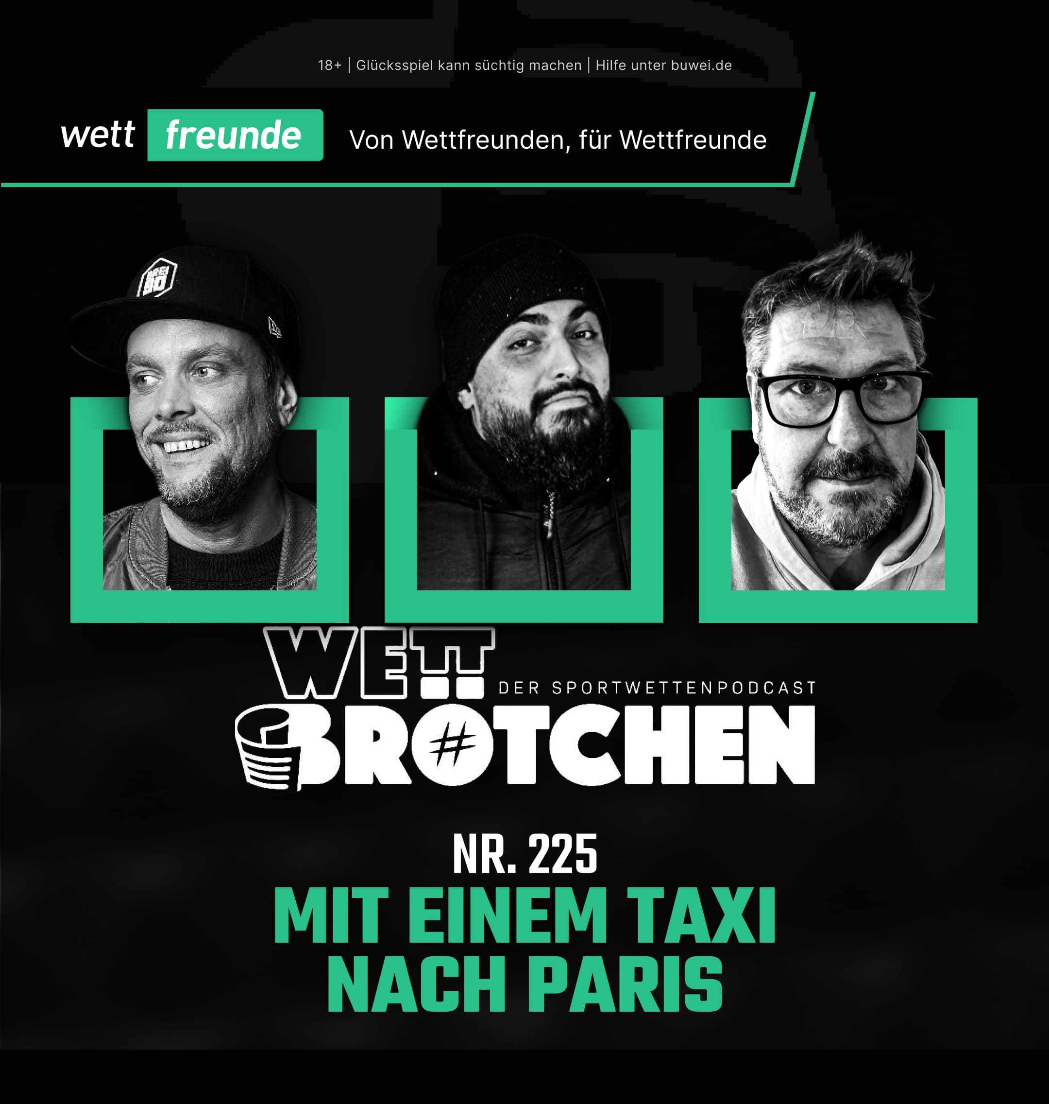 Wettfreunde Podcast Wettbrötchen Grafik Episode 225