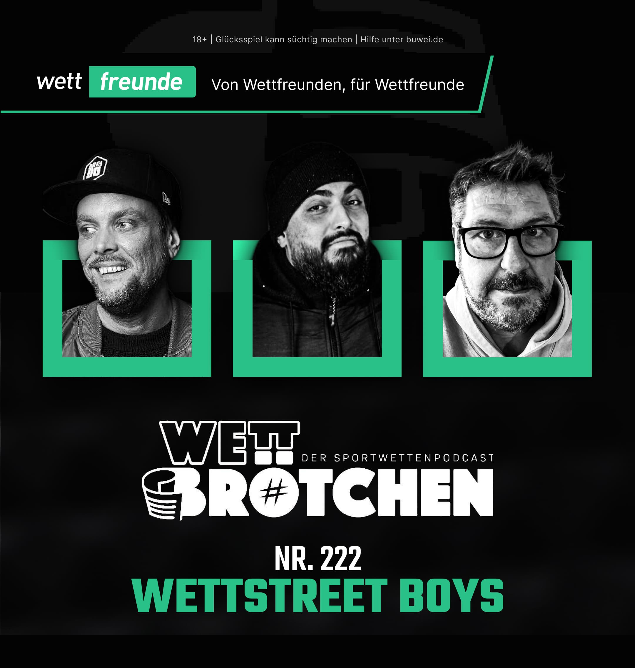 Wettfreunde Podcast Wettbrötchen Grafik Episode 222