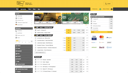 Interwetten Website
