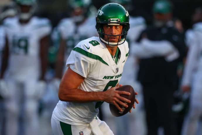 Aaron Rodgers / New York Jets (© IMAGO / USA TODAY Network) nfl week 1 2023