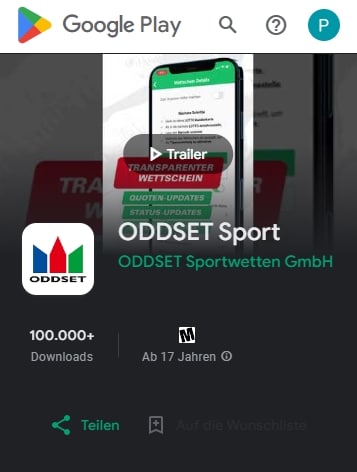 Oddset Android App Download