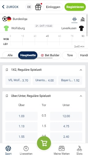 Bet-at-home Bundesliga Wetten