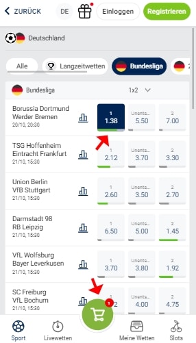 Bet-at-home Wetten