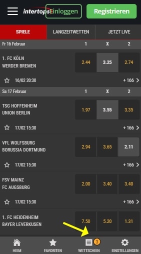 Intertops App