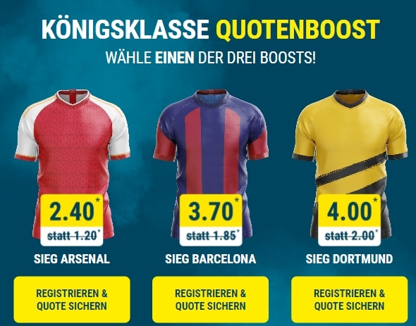 Champions League Boosts