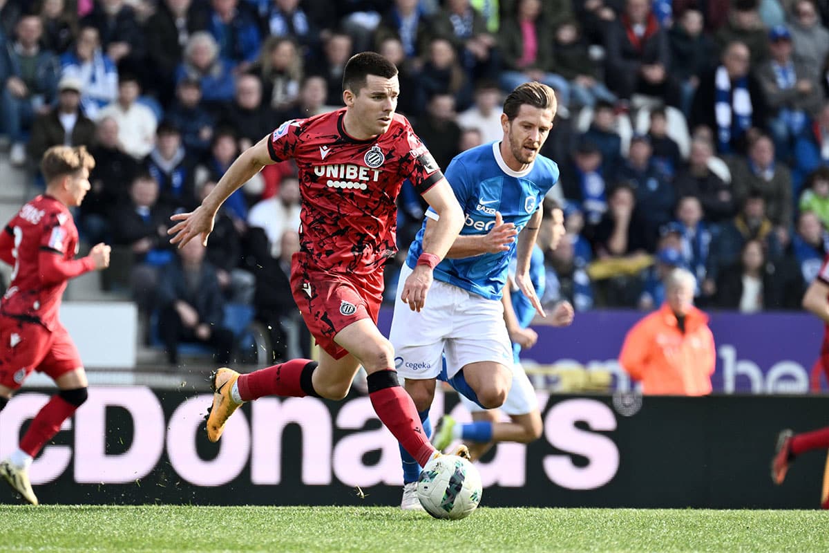 Hugo Vetlesen gegen Patrik Hrosovsky / Brügge Genk Tipp (© Sipa US / Alamy Stock Photo)