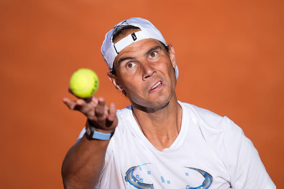 Rafael Nadal Tennis tipps heute 25.04.2024 © Associated Press / Alamy Stock Photo