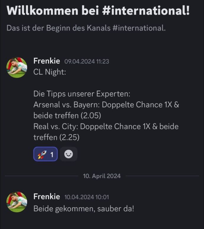 Wettfreunde Discord