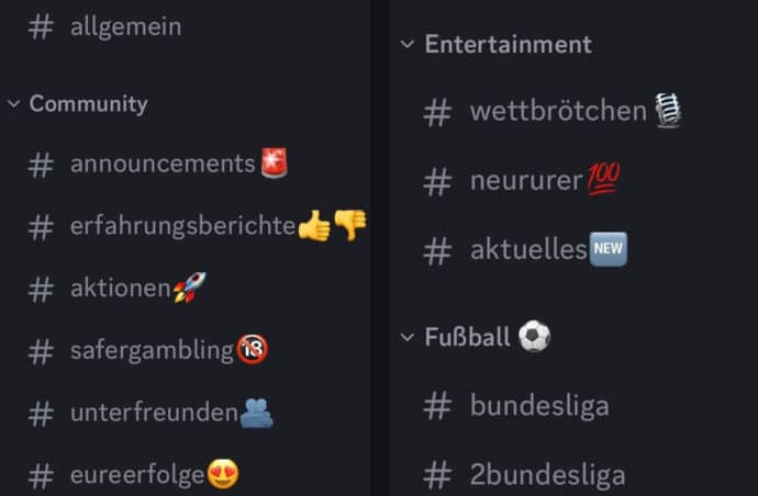 Wettfreunde Discord