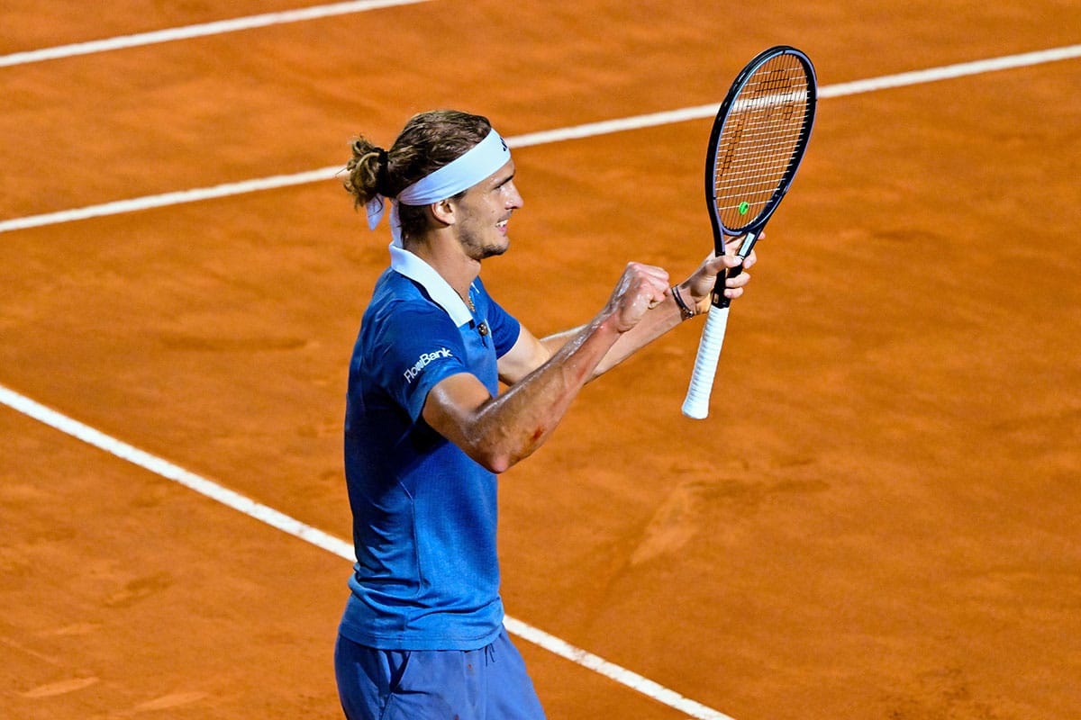 Tennis tipps heute 17.05.2024 Bild zeigt Alexander Zverev (© Associated Press / Alamy Stock Photo)