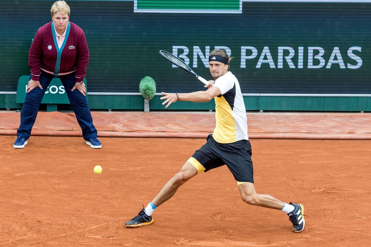 French Open Tipps heute 01.06. Bild zeigt Alexander Zverev (© LaPresse / Alamy Stock Photo)