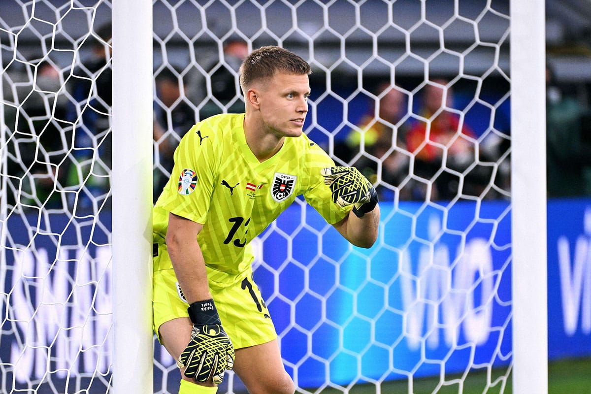 Polen Österreich Tipp Bild zeigt Patrick Pentz. (© Powerpics / Alamy Stock Photo)
