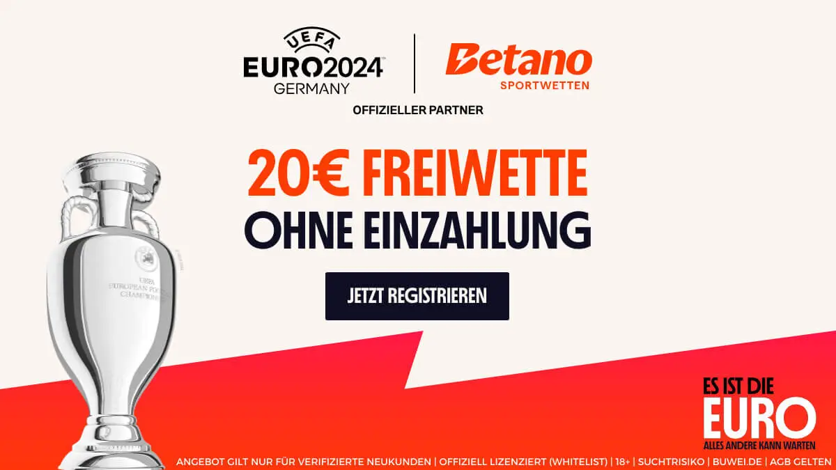 20 Euro freebet ohne einzahlung