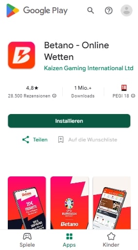 Betano Android App