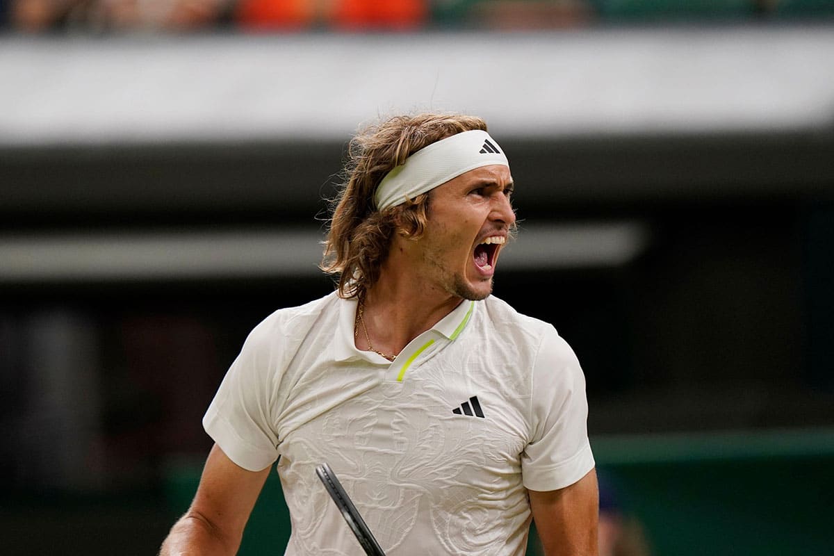Carballes Baena Zverev Tipp Bild zeigt Alexander Zverev (© Associated Press / Alamy Stock Photo)