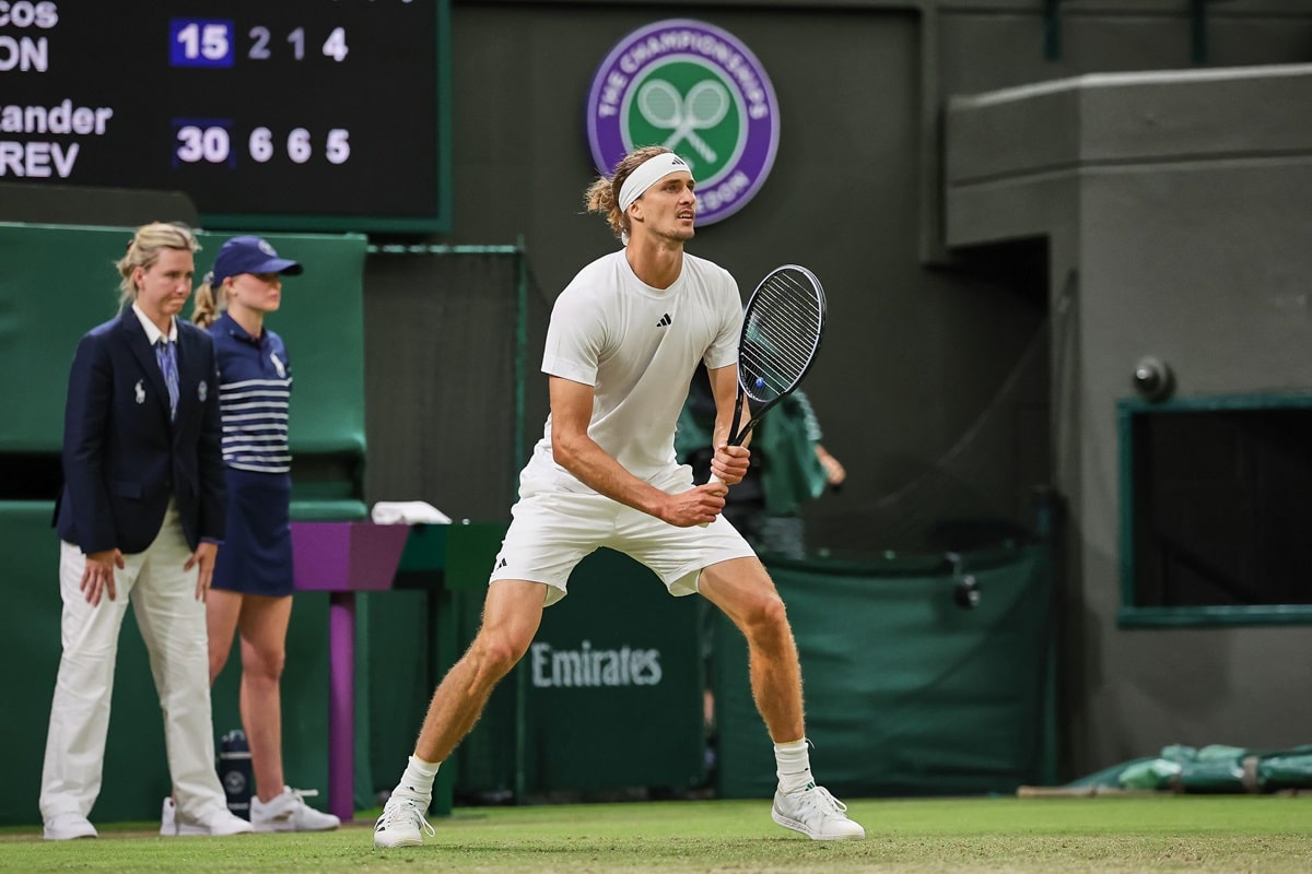 Wimbledon Tipps heute 06.07. Bild zeigt Alexander Zverev (© ZUMA Press, Inc. / Alamy Stock Photo)
