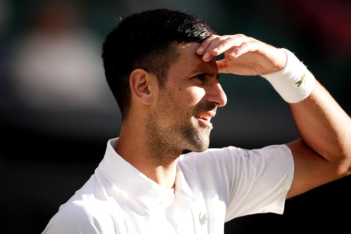 Wimbledon Tipps heute 08.07. Bild zeigt Novak Djokovic. (© PA Images / Alamy Stock Photo)