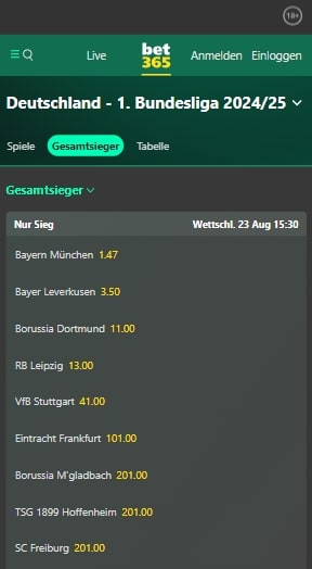 Bet365 Fußball Wetten