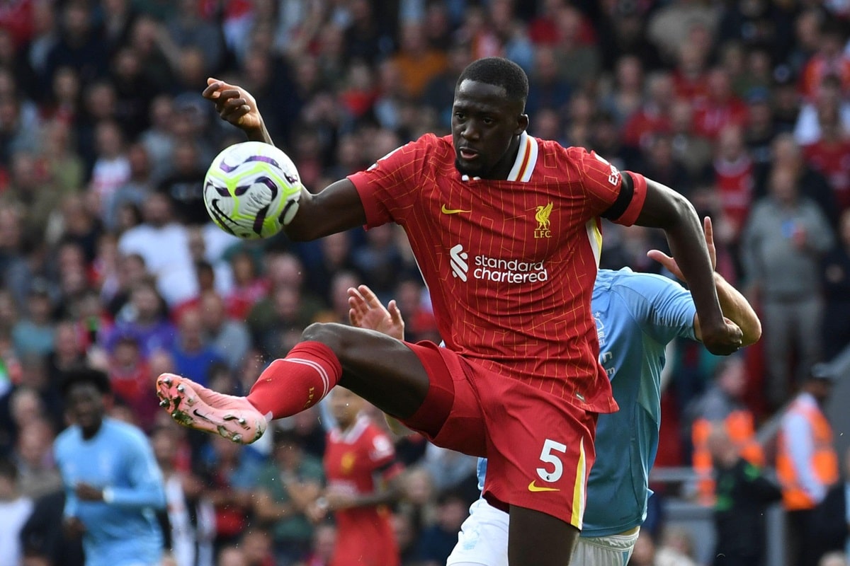 AC Milan Liverpool Tipp Bild zeigt Ibrahima Konaté © Associated Press / Alamy Stock Photo