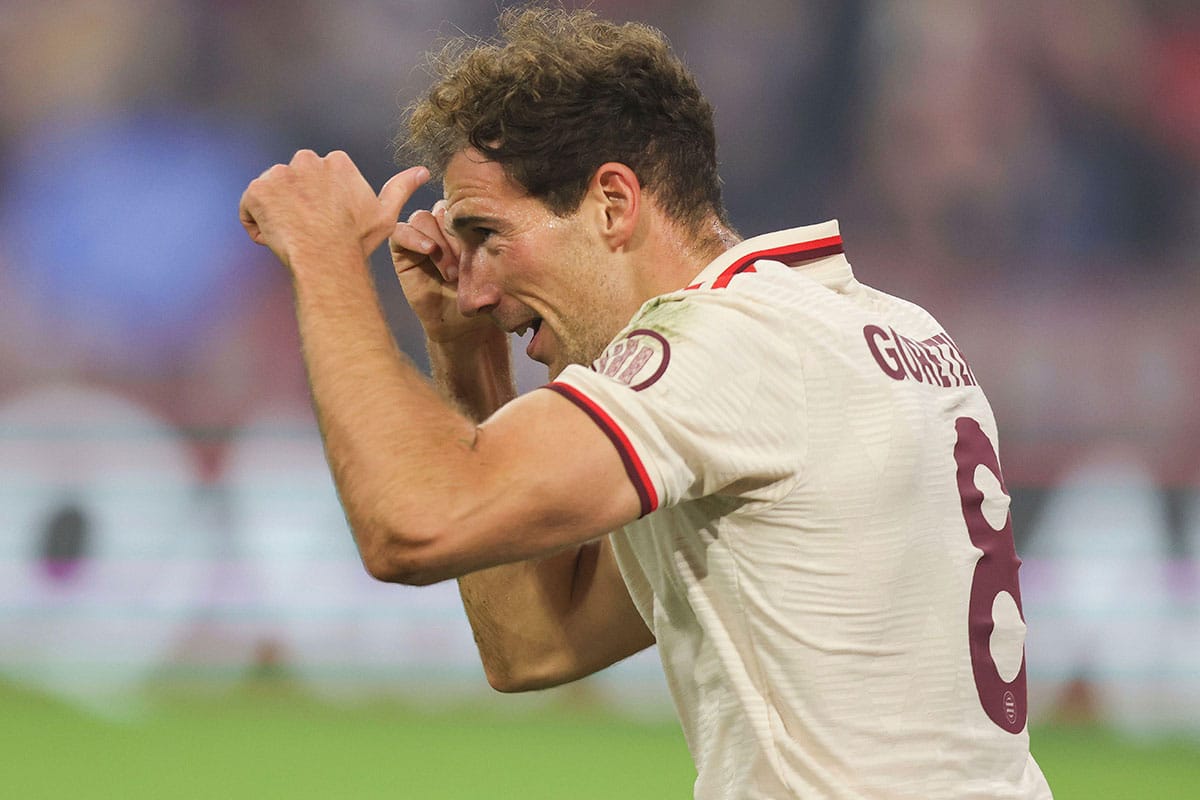 Aston Villa Bayern Bild zeigt Leon Goretzka © dpa picture alliance / Alamy Stock Photo