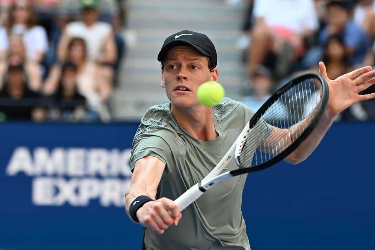 US Open Tipps heute 04.09. Bild zeigt Jannik Sinner (© LaPresse / Alamy Stock Photo)