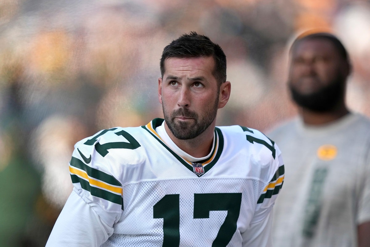 Packers 49ers Tipp Bild zeigt Brandon McManus © Associated Press / Alamy Stock Photo