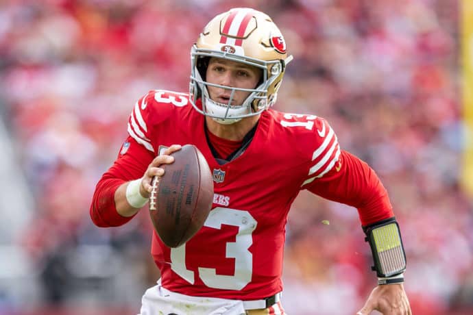 Vysílání Packers vs 49ers