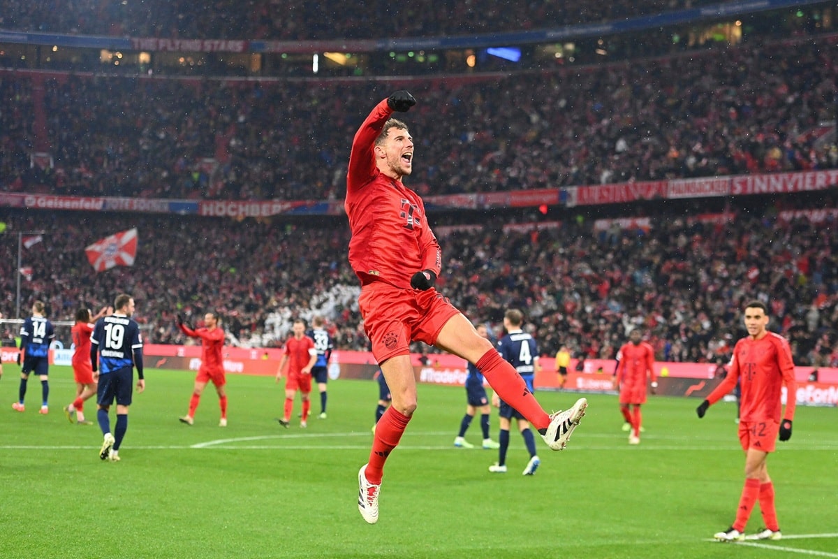 Schachtjor Donezk Bayern Tipp Bild zeigt Leon Goretzka © dpa picture alliance / Alamy Stock Photo