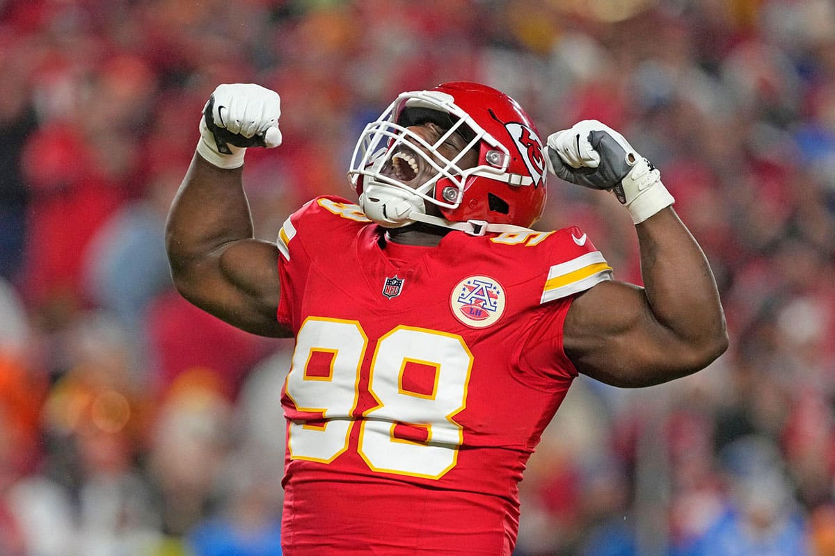 Chiefs Texans Tipp Bild zeigt Tershawn Wharton © UPI / Alamy Stock Photo