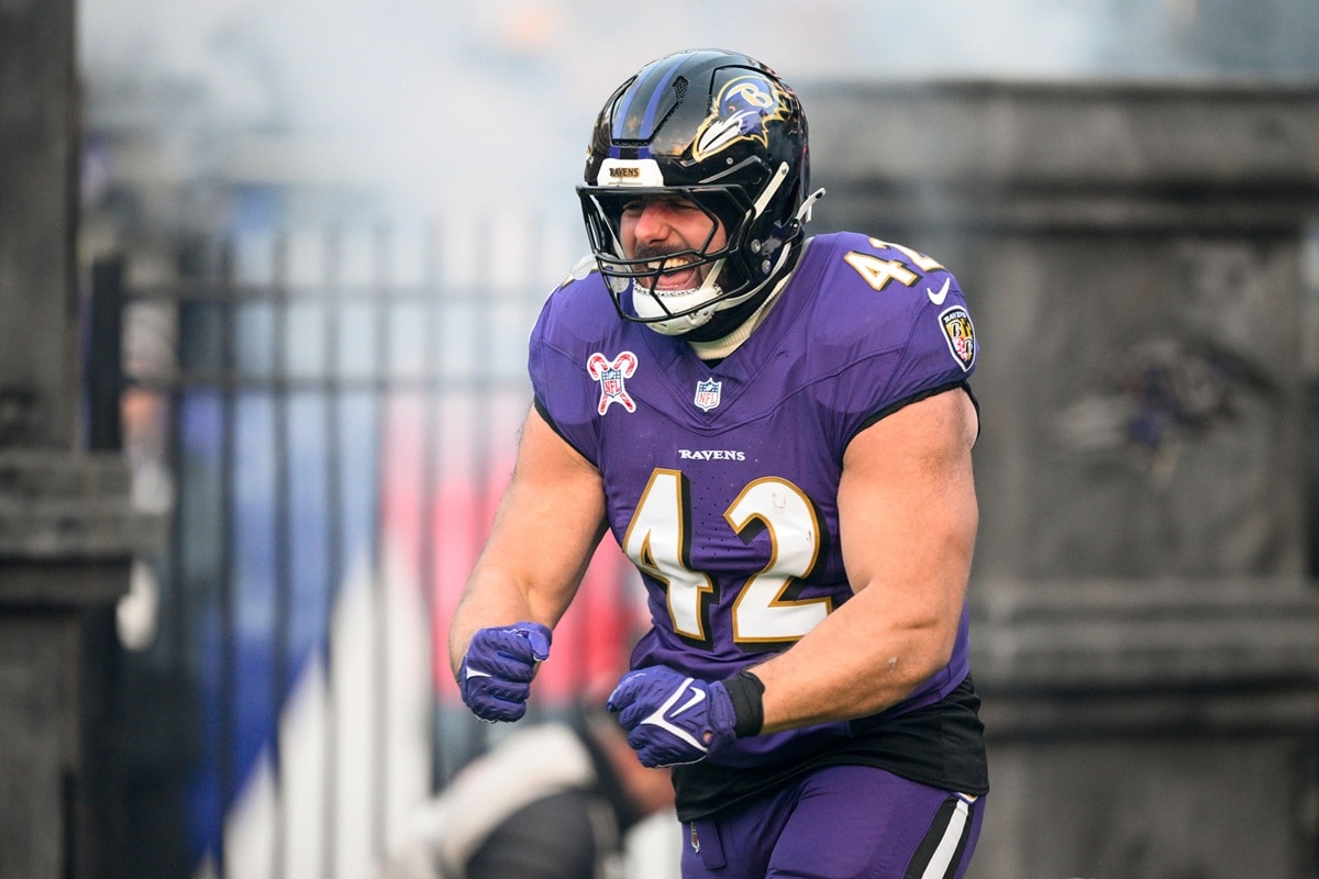 Texans Ravens Tipp Bild zeigt Patrick Ricard © Associated Press / Alamy Stock Photo
