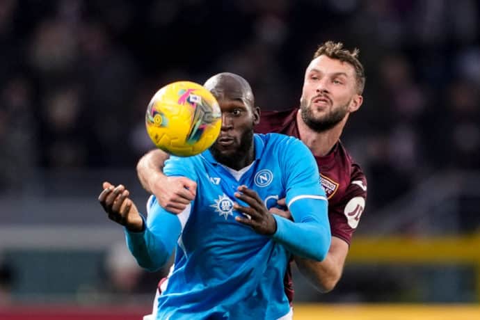 Neapel Venezia Tipp Bild zeigt Romelu Lukaku © Associated Press / Alamy Stock Photo