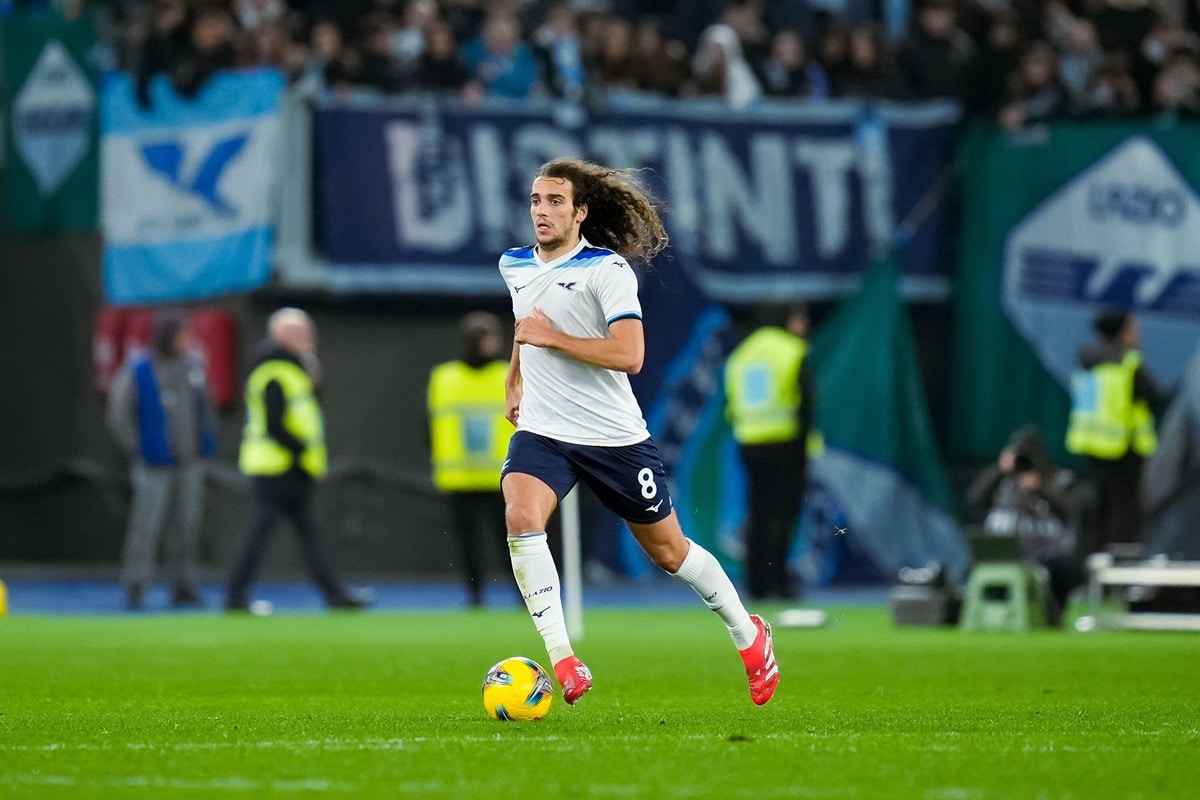 Cagliari Lazio Rom Tipp Bild zeigt Mattéo Guendouzi © Giuseppe Maffia / Alamy Stock Photo