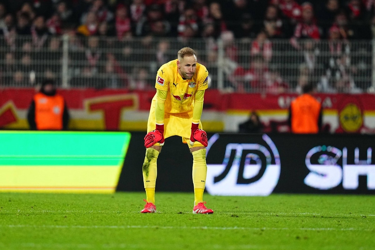 RB Leipzig St. Pauli Tipp Bild zeigt Peter Gulacsi © Sipa US / Alamy Stock Photo