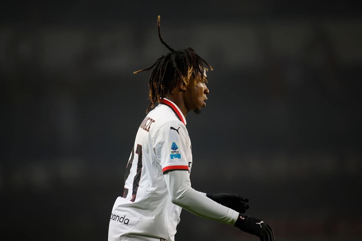 Bologna AC Milan Tipp Bild zeigt Samuel Chukwueze © Nderim Kaceli / Alamy Stock Photo