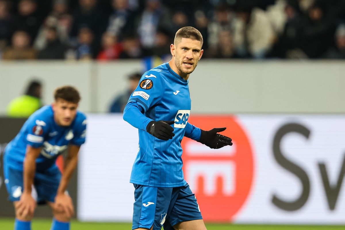 St. Pauli Hoffenheim Tipp Bild zeigt Andrej Kramaric © Eibner-Pressefoto / Alamy Stock Photo