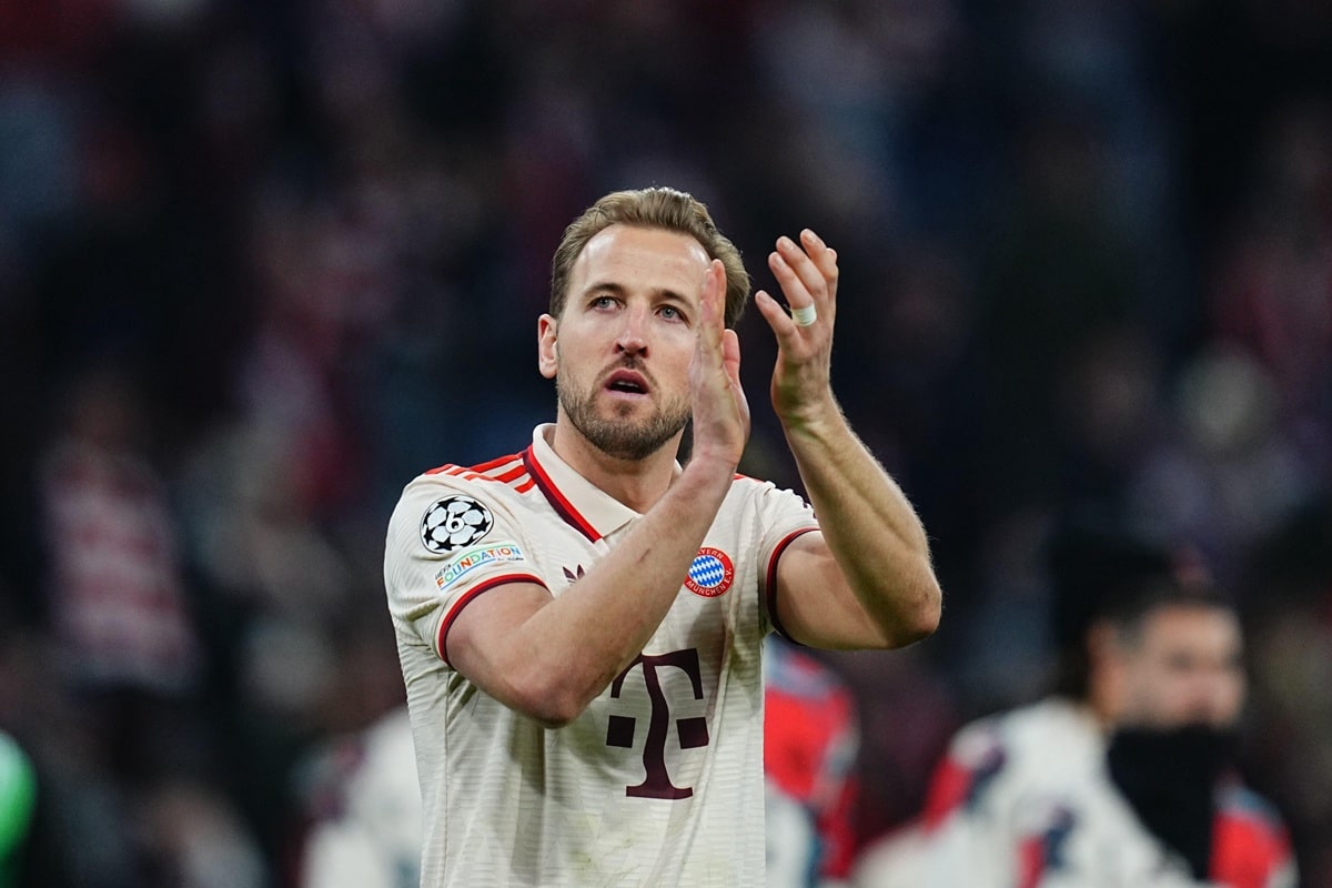 Union Berlin Bayern Tipp Bild zeigt Harry Kane © Sipa US / Alamy Stock Photo